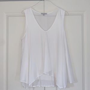 White Sleeveless Blouse | GreenEnvelope